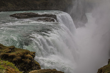 Gulfoss waterfall in Iceland