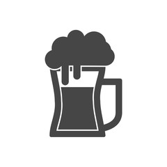 Glass of Beer, vector icon
