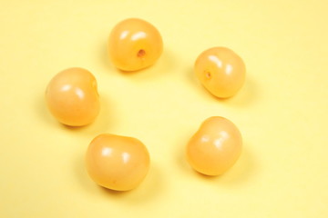 Yellow Cherry Pop Art