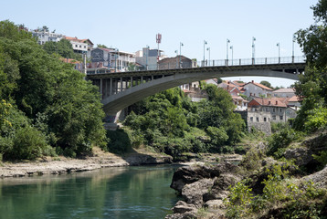 Obraz premium Bridge over river Neretva, Mostar. Bosnia and Herzegovina