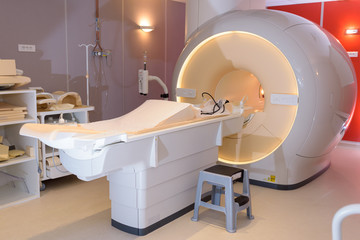 mri scanner room in hospital