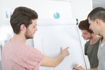 students intend to study in classroom