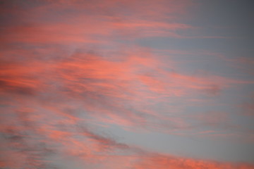 Naklejka na ściany i meble red sky on sunset