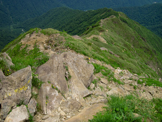 初夏の谷川岳