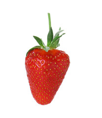Tasty red strawberry on white background, closeup