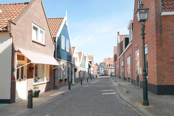 View of street with retro houses