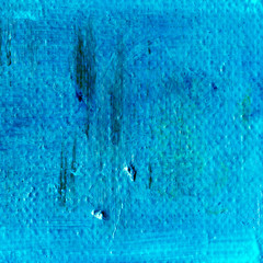 Abstract blue acrylic hand paint background.