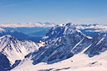 Naklejka premium Winter Mountains