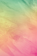 Textured rainbow painted background