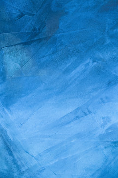 Textured blue painted background
