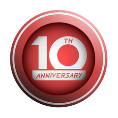 10th anniversary emblem
