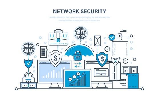 Network security, personal data protection, payment security, database secure.