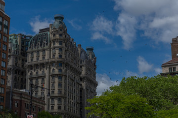 Fototapeta na wymiar New York Style Buildings.