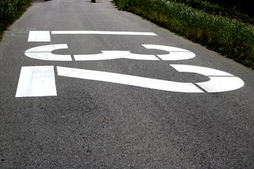 Obraz premium 道路標識