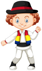 Little boy from Romania