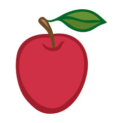 Apple. Isolated object. vector illustration