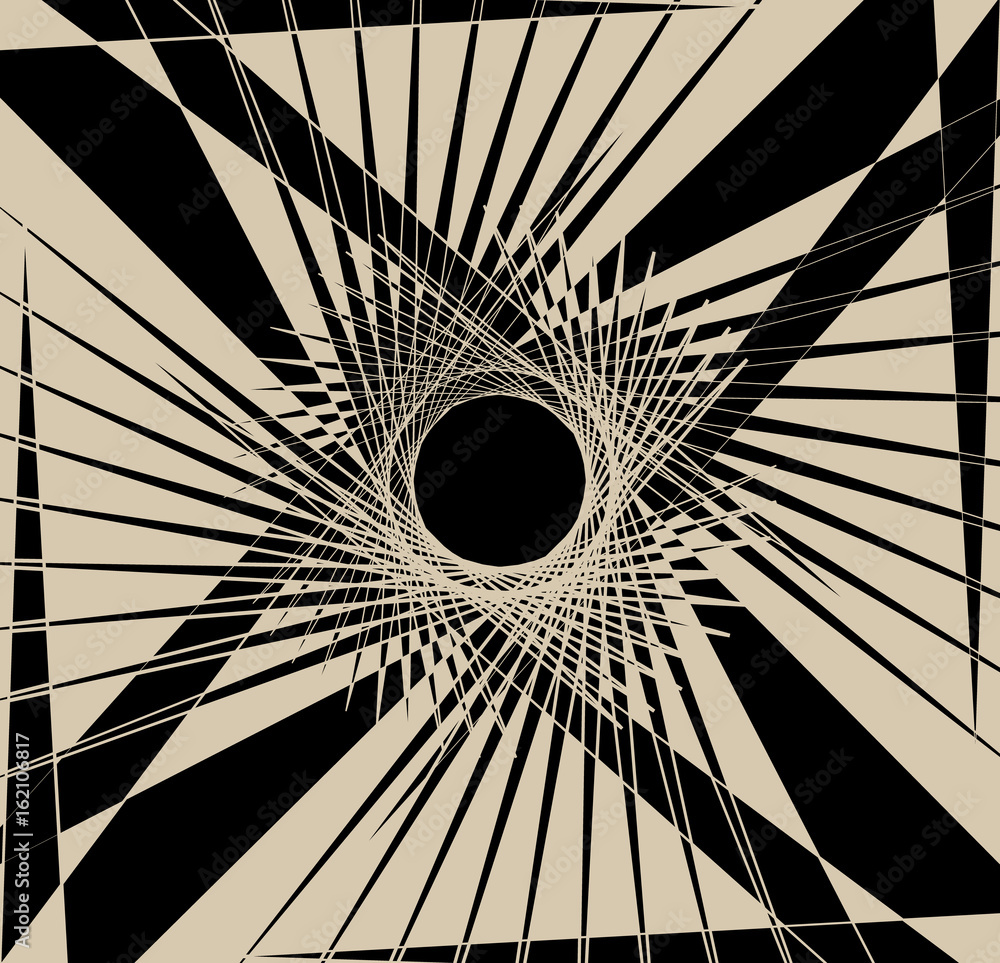 Poster geometric edgy random shape. abstract textured design