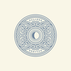 Vintage label template