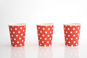 Empty paper cup