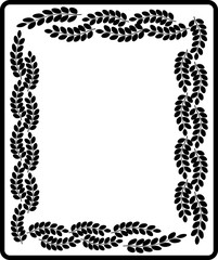 Frame leaf card