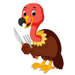 vulture bird cartoon