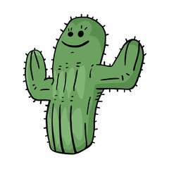 funny cactus draw