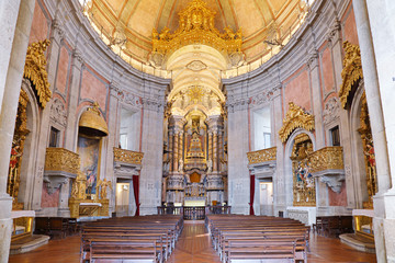 Fototapeta na wymiar The interior of the Church