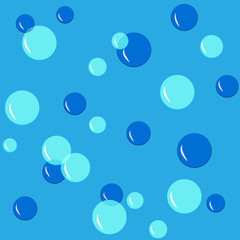 Bubble color seamless pattern