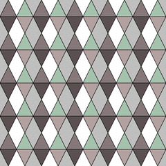 Fototapeta premium Rhombus seamless pattern