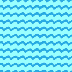 Wavy line seamless pattern
