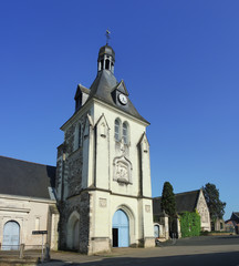 Ancenis, Loire Atlantique departement, France. Landmarks and buildings of the village
