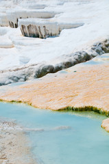 Pamukkale, natural site in Denizli Province in southwestern Turkey.