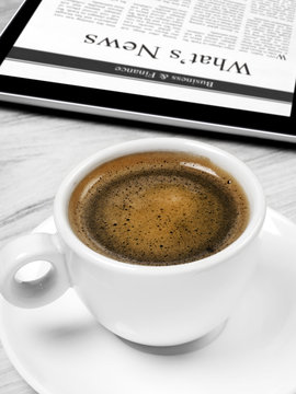 Coffee and news