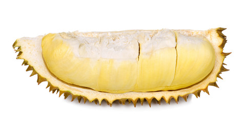 Durian isolated on the white background