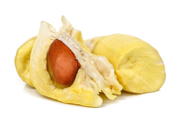 Durian isolated on the white background