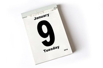 9. January 2018