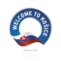Welcome to Kosice Slovakia flag logo icon