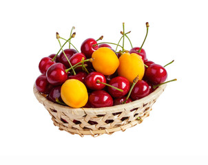 Strawberry iced drink in a wooden table
