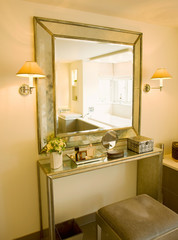 Interior cozy bedroom