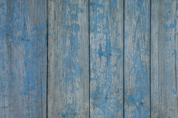 Blue wood texture of old boards