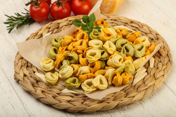 Raw tortellini