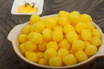 Cheese corn balls