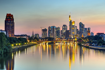 Fototapeta na wymiar Frankfurt and Main, Germany