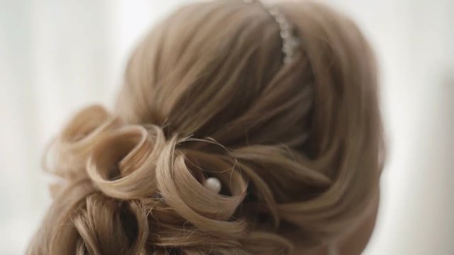 Hairstyle of the bride
