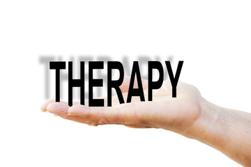 Hand is holding the write 