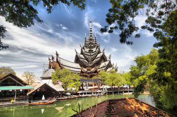 Beautiful Buddhist temple