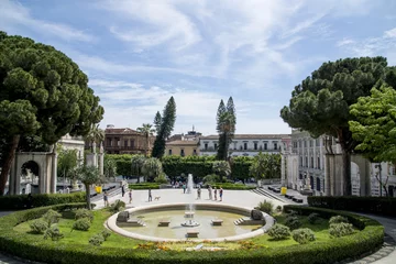Cercles muraux Fontaine Villa Bellini - Catania