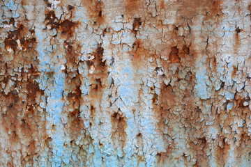 Rusted paint texture