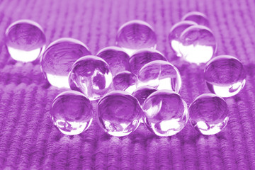 Water Pearls on cloth