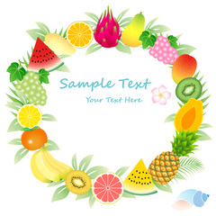 果物のフレーム